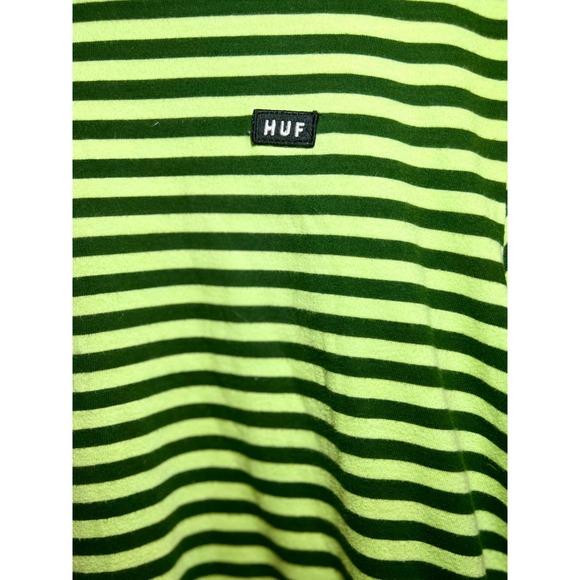 Huf Green Stripe Shirt - Picture 2 of 4